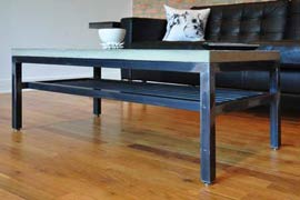 Concrete Steel Coffee Table Chicago