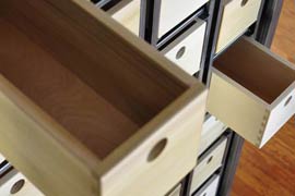 Steel Storage Bookcase Wood Drawers Chicago Custom Furniture