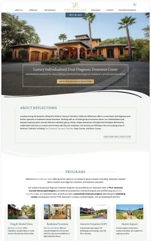 Reflections Website Design & Development